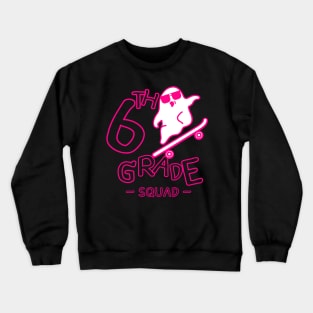 6th grade ghost Crewneck Sweatshirt